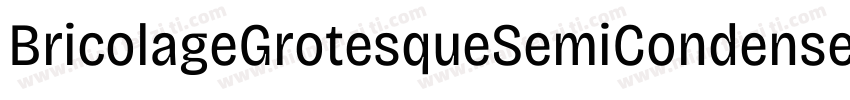BricolageGrotesqueSemiCondensed Bol字体转换